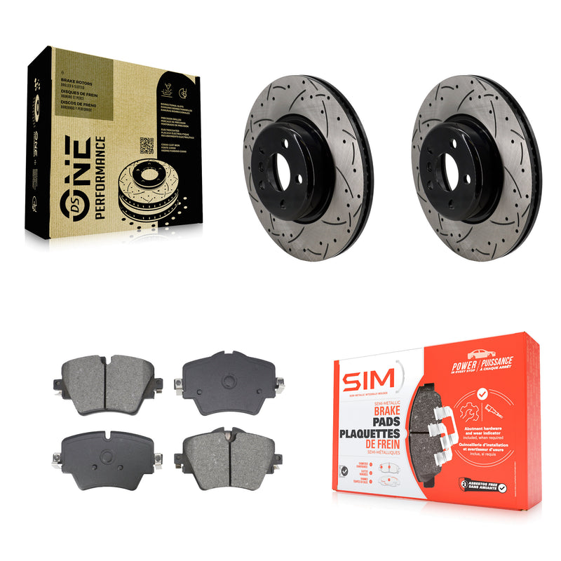 Transit Auto KDS-101055 Disc Brake Kit for 2018-2022 BMW 430i, BMW 430i xDrive and More - Front