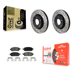 Transit Auto KDS-101056 Disc Brake Kit for 2020-2023 Nissan Kicks, Nissan Sentra - Front