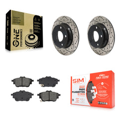 Transit Auto KDS-101057 Disc Brake Kit for 2020-2023 Nissan Sentra - Rear