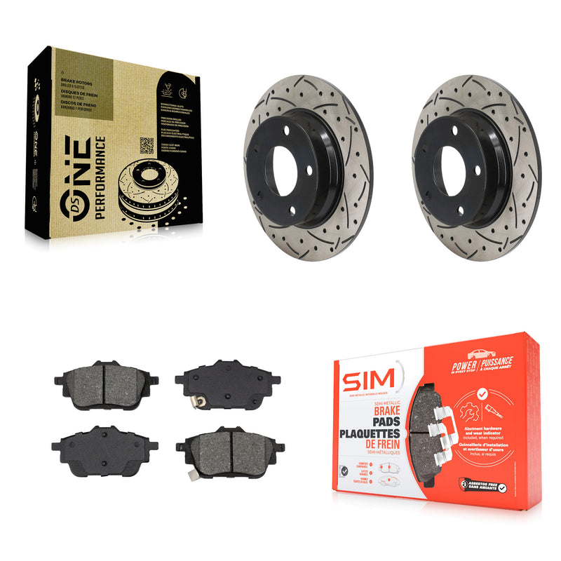 Transit Auto KDS-101057 Disc Brake Kit for 2020-2023 Nissan Sentra - Rear