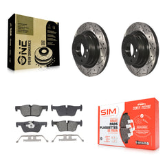 Transit Auto KDS-101060 Disc Brake Kit for 2012-2021 BMW 230i, BMW 230i xDrive and More - Rear