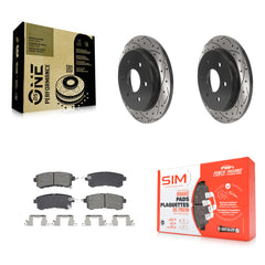 Transit Auto KDS-101070 Disc Brake Kit for 2017-2019 Nissan Armada - Rear