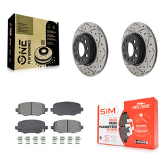 Transit Auto KDS-101071 Disc Brake Kit for 2015-2024 Dodge Hornet, Fiat 500X, Jeep Renegade - Rear