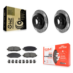 Transit Auto KDS-101075 Disc Brake Kit for 2018-2020 Jeep Wrangler - Rear