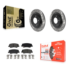 Transit Auto KDS-101078 Disc Brake Kit for 2020-2025 Hyundai Sonata, Kia Niro EV, Kia K5 - Rear