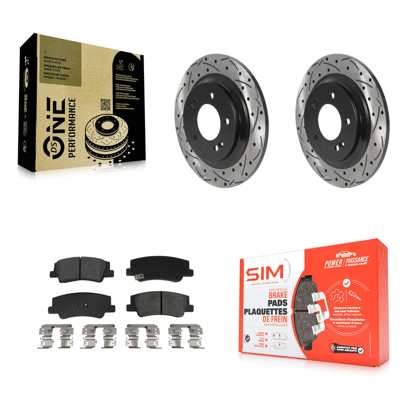 Transit Auto KDS-101078 Disc Brake Kit for 2020-2025 Hyundai Sonata, Kia Niro EV, Kia K5 - Rear