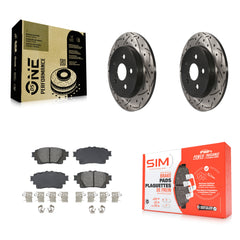 Transit Auto KDS-101079 Disc Brake Kit for 2019 Toyota Corolla - Rear