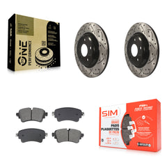 Transit Auto KDS-101080 Disc Brake Kit for 2017-2019 Audi A4, Audi A4 Quattro - Rear