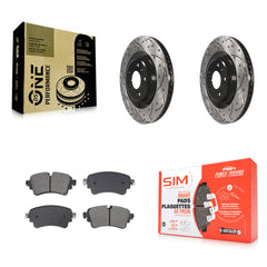 Transit Auto KDS-101081 Disc Brake Kit for 2017-2020 Audi A4 allroad, Audi A5 Quattro and More - Rear