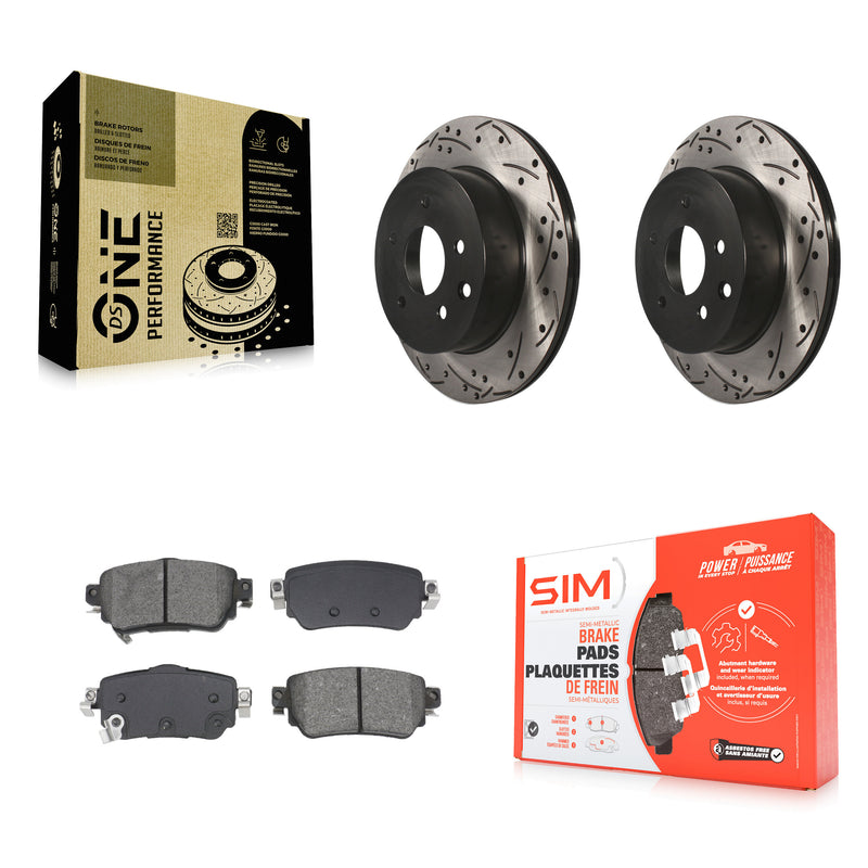 Transit Auto KDS-101082 Disc Brake Kit for 2019 Nissan Rogue Sport - Rear