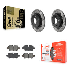 Transit Auto KDS-101084 Disc Brake Kit for 2020-2024 Chevrolet Malibu, Chevrolet Equinox, GMC Terrain - Rear