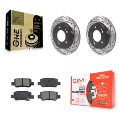 Transit Auto KDS-101085 Disc Brake Kit for 2021-2024 Hyundai Elantra - Rear