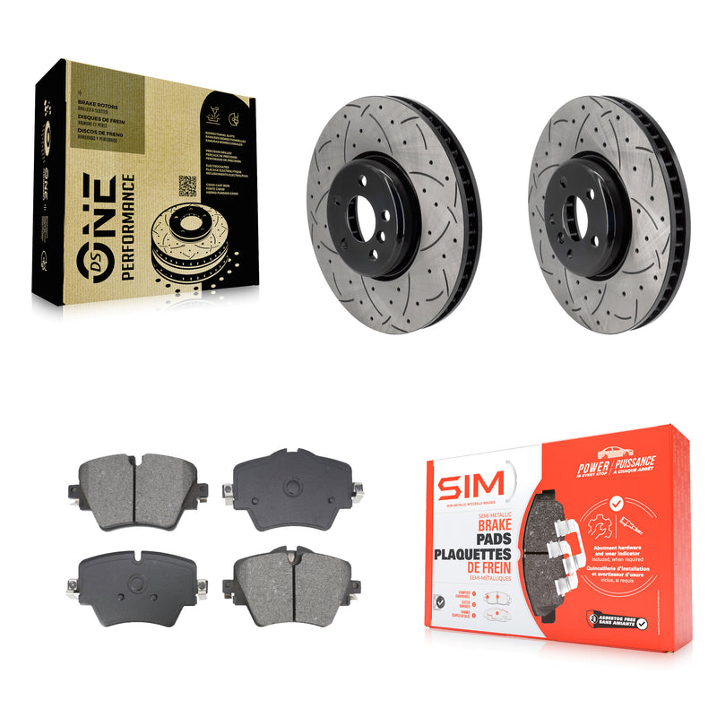 Transit Auto KDS-101090 Disc Brake Kit for 2021 Toyota GR Supra - Front