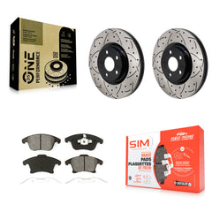 Transit Auto KDS-101102 Disc Brake Kit for 2017-2020 Lincoln MKZ - Front