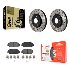 Transit Auto KDS-101106 Disc Brake Kit for 2021-2023 Nissan Rogue - Front