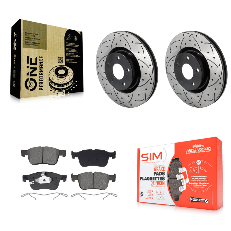 Transit Auto KDS-101110 Disc Brake Kit for 2020-2023 Ford Bronco Sport, Lincoln Corsair, Ford Escape - Front