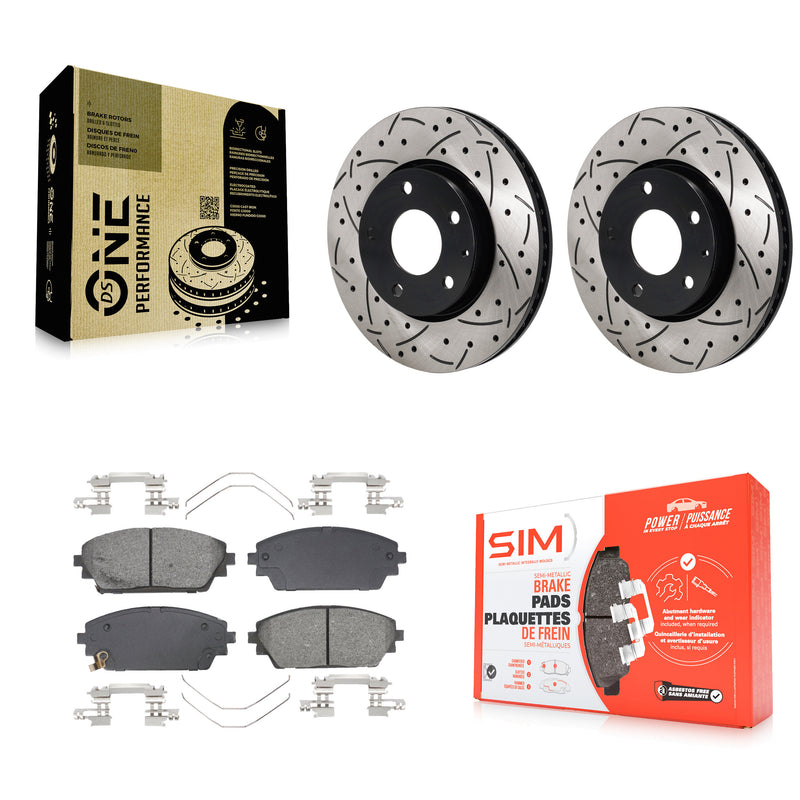 Transit Auto KDS-101113 Disc Brake Kit for 2019-2023 Mazda 3, Mazda 3 Sport - Front