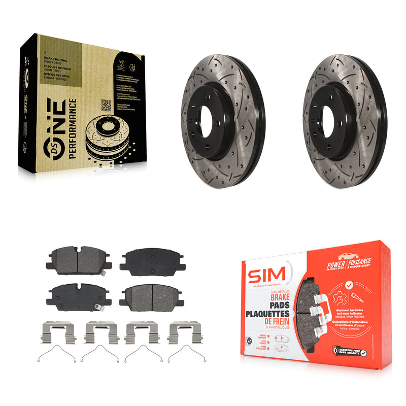 Transit Auto KDS-101118 Disc Brake Kit for 2020-2024 Buick Envista, Chevrolet Equinox and More - Front