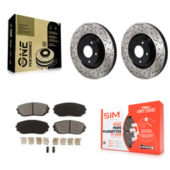 Transit Auto KDS-101123 Disc Brake Kit for 2016-2024 Mazda CX-5, Mazda CX-9 - Front