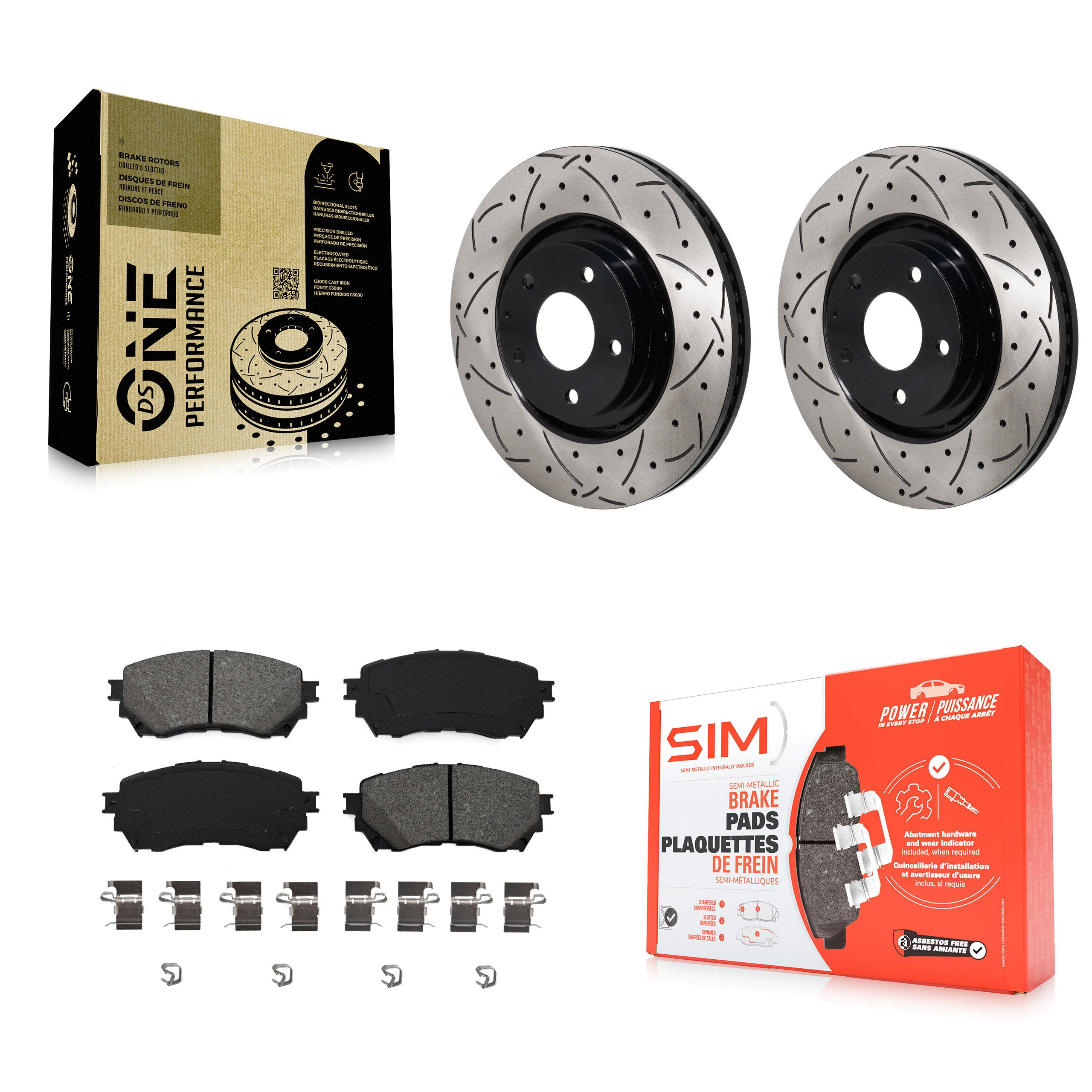 Transit Auto KDS-101124 Disc Brake Kit for 2021 Mazda 6 - Front