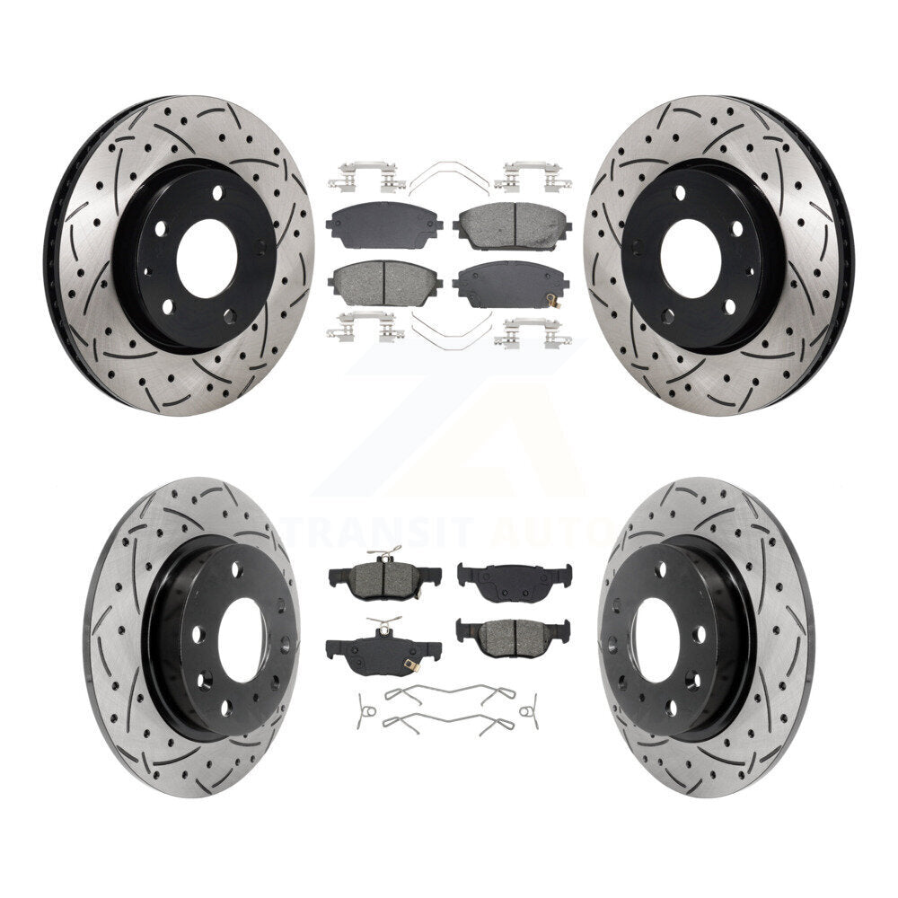 Transit Auto KDS-101125 Disc Brake Kit for 2019-2023 Mazda 3, Mazda 3 Sport - Front and Rear