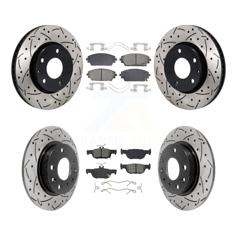 Transit Auto KDS-101125 Disc Brake Kit for 2019-2023 Mazda 3, Mazda 3 Sport - Front and Rear