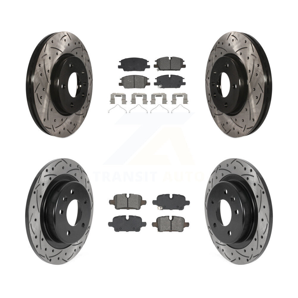 Transit Auto KDS-101128 Disc Brake Kit for 2020-2024 Chevrolet Equinox, GMC Terrain, Chevrolet Malibu - Front and Rear