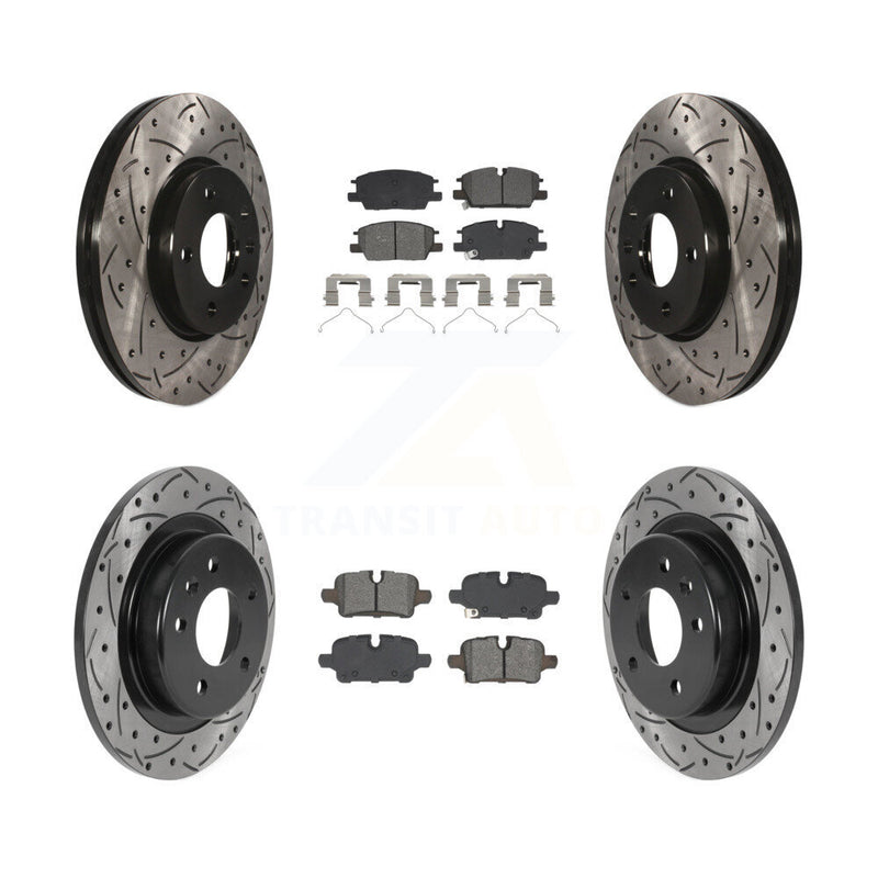 Transit Auto KDS-101128 Disc Brake Kit for 2020-2024 Chevrolet Equinox, GMC Terrain, Chevrolet Malibu - Front and Rear