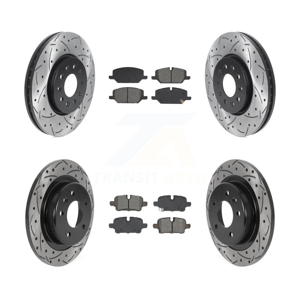 Transit Auto KDS-101129 Disc Brake Kit for 2021 Chevrolet Equinox, GMC Terrain - Front and Rear