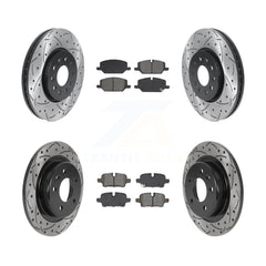 Transit Auto KDS-101129 Disc Brake Kit for 2021 Chevrolet Equinox, GMC Terrain - Front and Rear