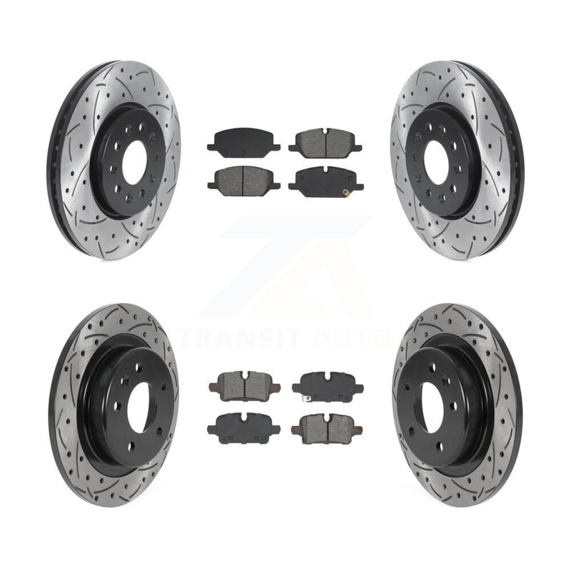Transit Auto KDS-101129 Disc Brake Kit for 2021 Chevrolet Equinox, GMC Terrain - Front and Rear