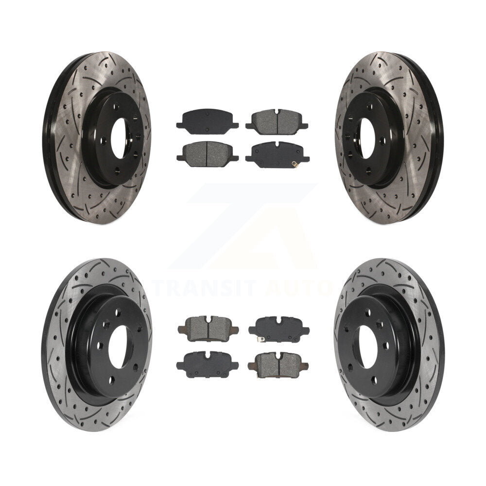 Transit Auto KDS-101130 Disc Brake Kit for 2022-2023 GMC Terrain - Front and Rear