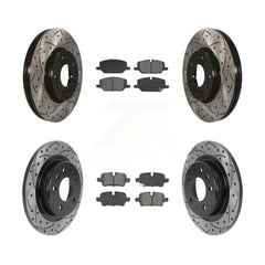 Transit Auto KDS-101130 Disc Brake Kit for 2022-2023 GMC Terrain - Front and Rear