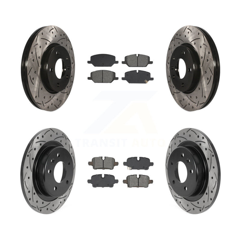 Transit Auto KDS-101130 Disc Brake Kit for 2022-2023 GMC Terrain - Front and Rear
