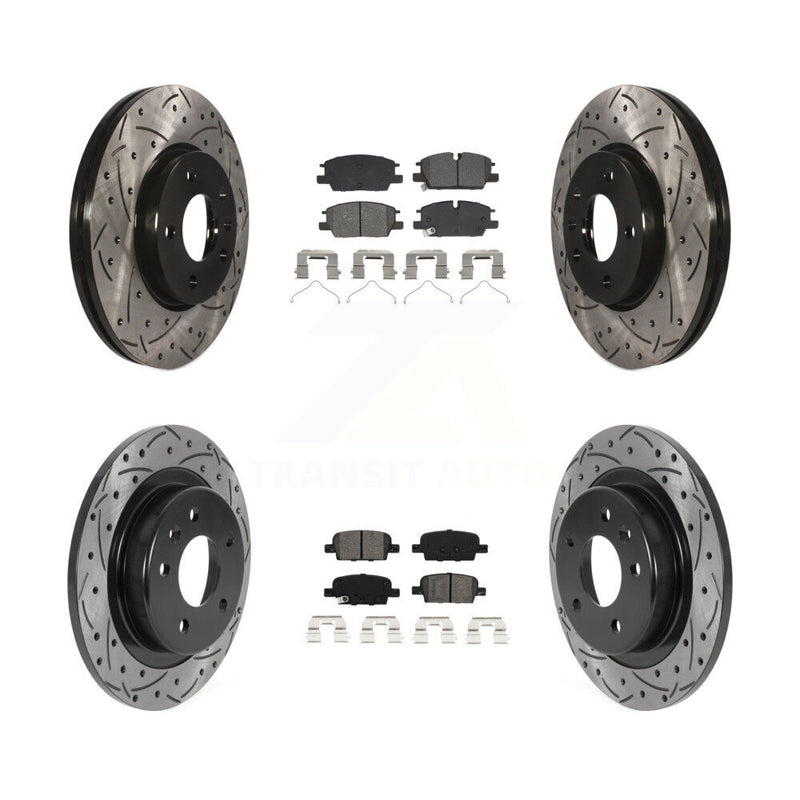 Transit Auto KDS-101131 Disc Brake Kit for 2020-2022 Chevrolet Malibu - Front and Rear