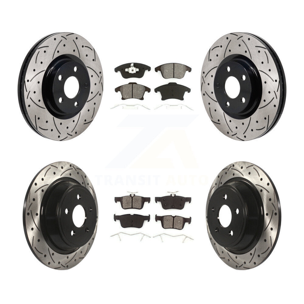 Transit Auto KDS-101135 Disc Brake Kit for 2017-2020 Lincoln MKZ - Front and Rear
