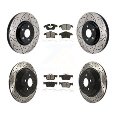 Transit Auto KDS-101135 Disc Brake Kit for 2017-2020 Lincoln MKZ - Front and Rear