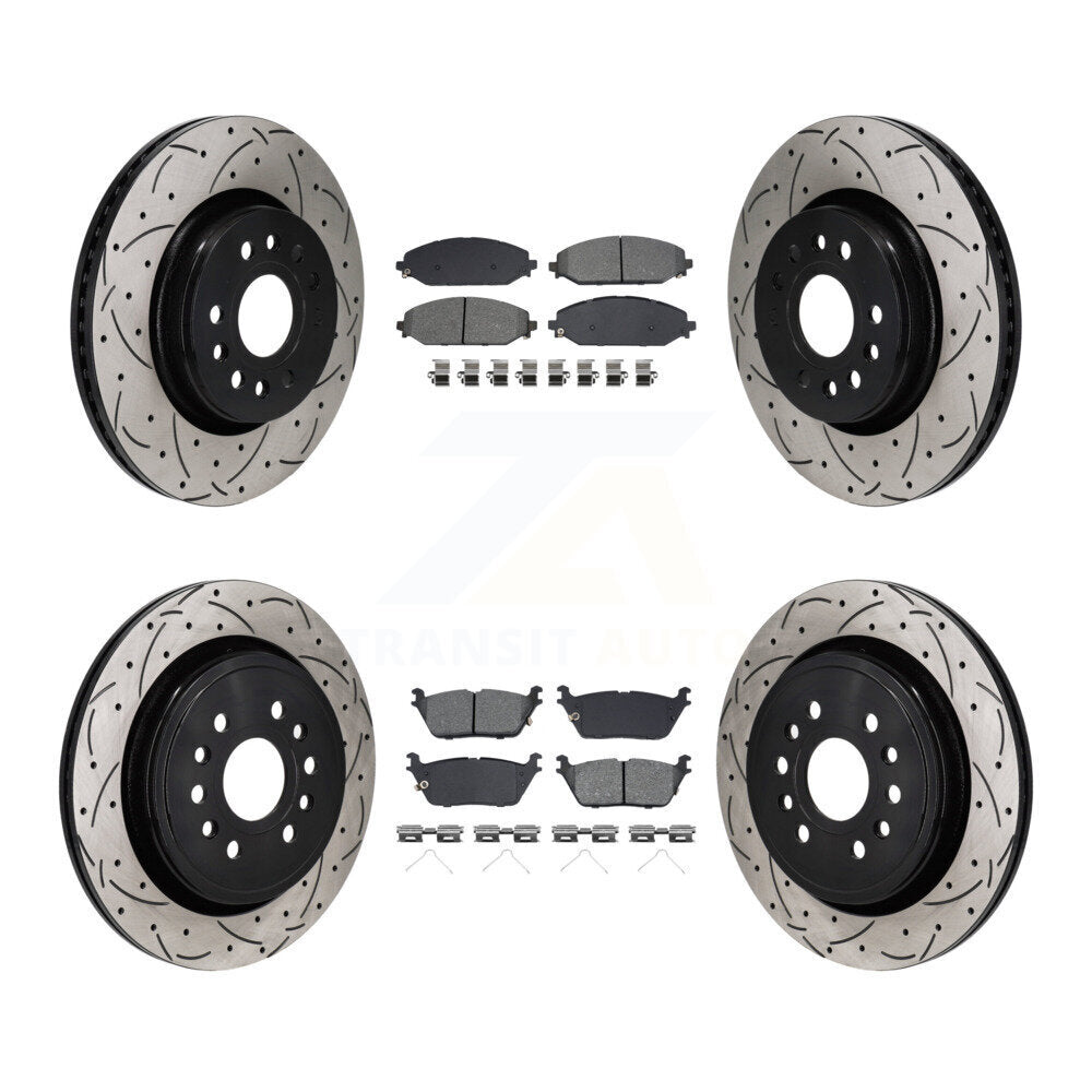 Transit Auto KDS-101137 Disc Brake Kit for 2021-2024 Jeep Grand Wagoneer L, Jeep Wagoneer L and More - Front and Rear