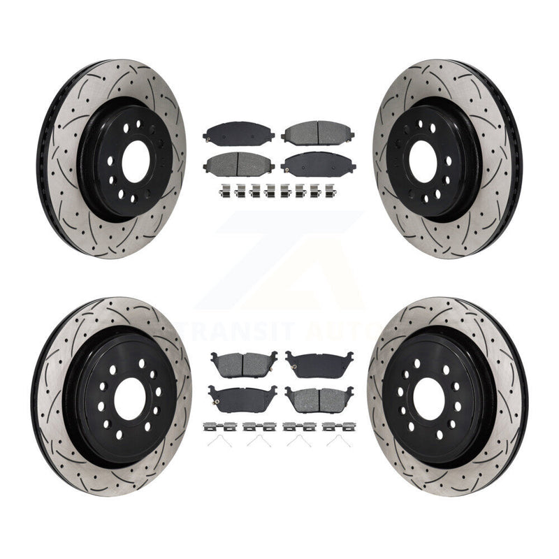 Transit Auto KDS-101137 Disc Brake Kit for 2021-2024 Jeep Grand Wagoneer L, Jeep Wagoneer L and More - Front and Rear