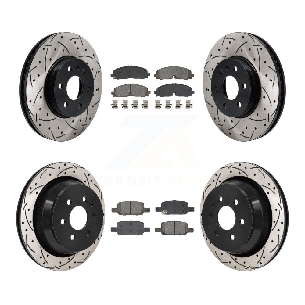 Transit Auto KDS-101138 Disc Brake Kit for 2021-2022 Chevrolet Colorado, GMC Canyon - Front and Rear