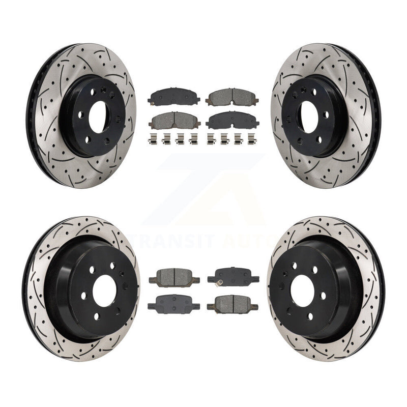 Transit Auto KDS-101138 Disc Brake Kit for 2021-2022 Chevrolet Colorado, GMC Canyon - Front and Rear