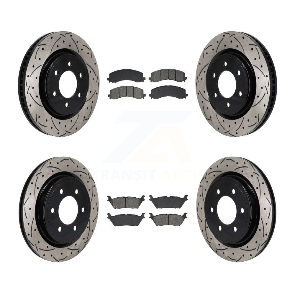 Transit Auto KDS-101140 Disc Brake Kit for 2021-2025 Ford Expedition, Lincoln Navigator, Ford F-150 - Front and Rear