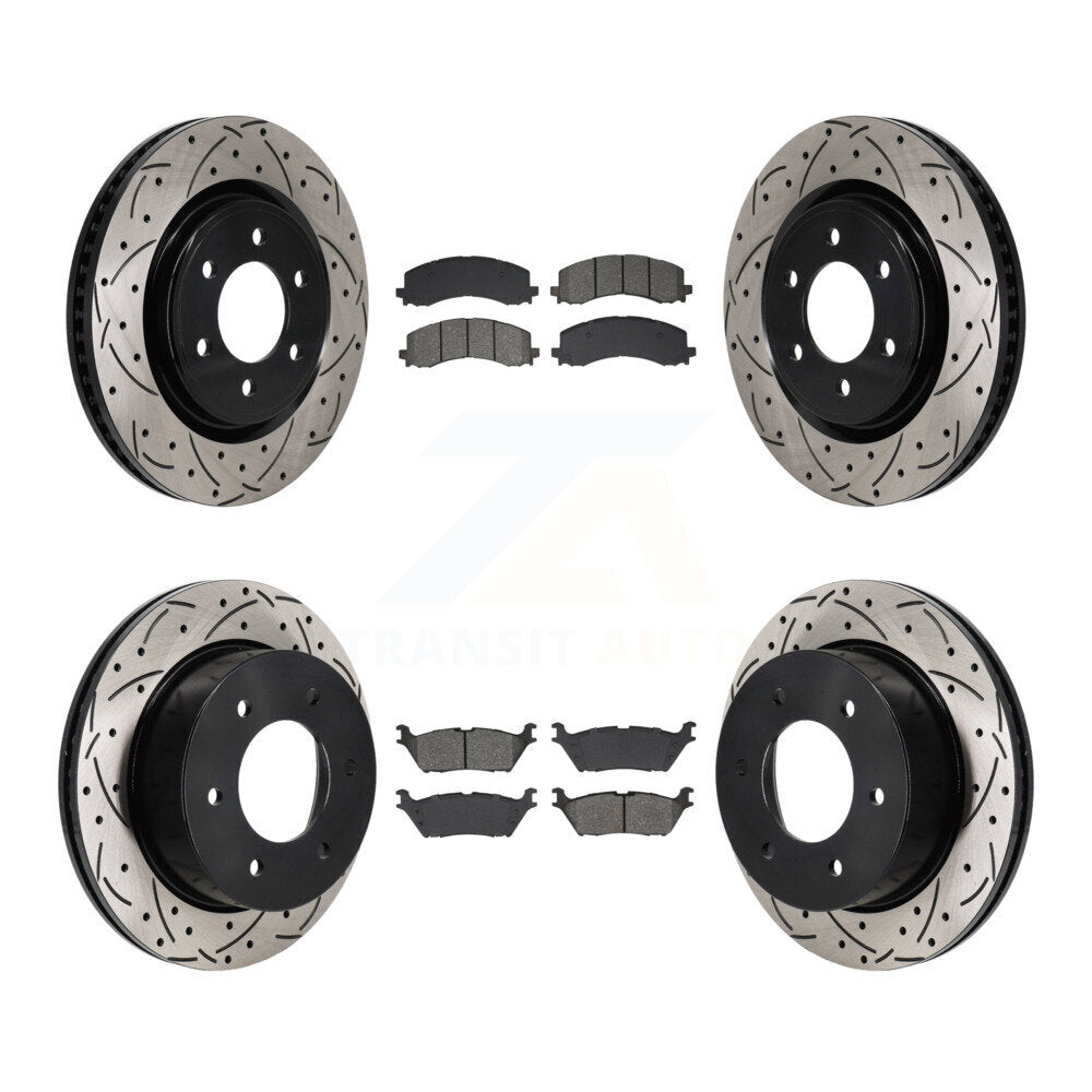 Transit Auto KDS-101141 Disc Brake Kit for 2022-2023 Ford Bronco - Front and Rear
