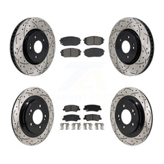 Transit Auto KDS-101142 Disc Brake Kit for 2022-2024 Kia Sportage, Hyundai Tucson - Front and Rear