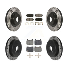 Transit Auto KDS-101145 Disc Brake Kit for 2017 Subaru BRZ - Front and Rear