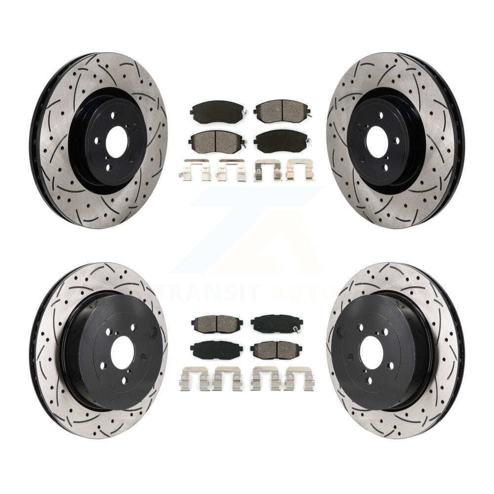 Transit Auto KDS-101148 Disc Brake Kit for 2019 Toyota 86 - Front and Rear