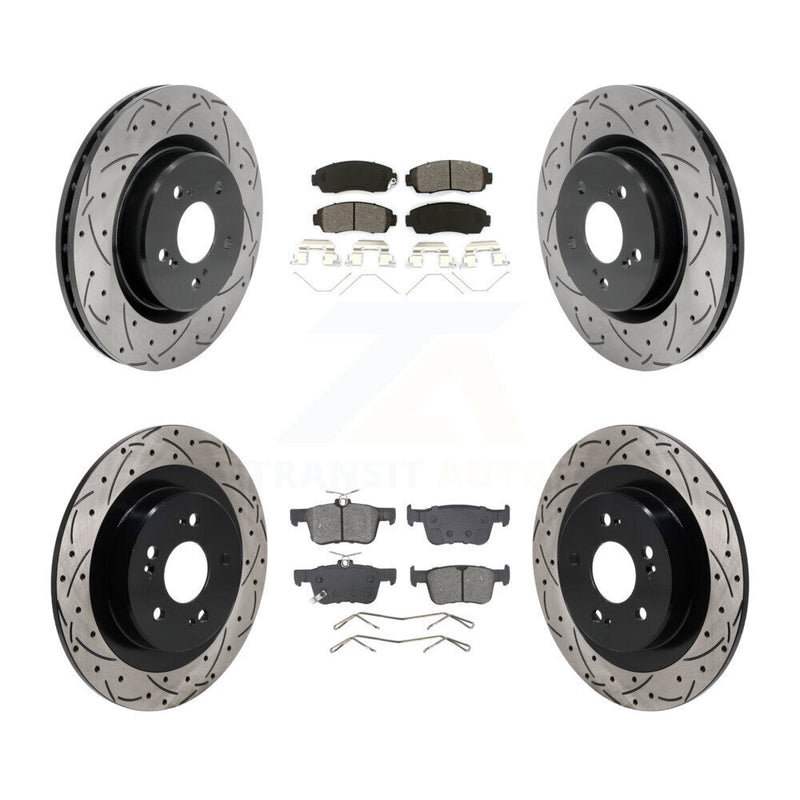 Transit Auto KDS-101149 Disc Brake Kit for 2021-2023 Acura TLX - Front and Rear