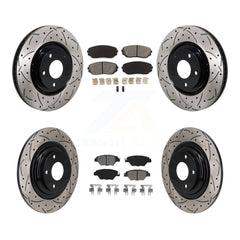 Transit Auto KDS-101151 Disc Brake Kit for 2016-2023 Mazda CX-9 - Front and Rear