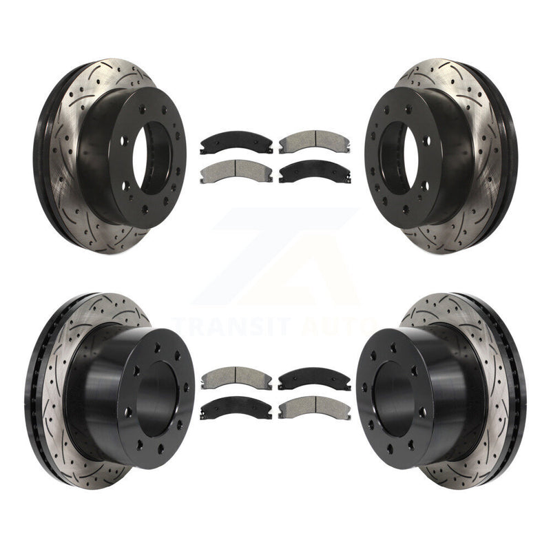 Transit Auto KDS-101153 Disc Brake Kit for 2011-2019 Chevrolet Silverado 3500 HD, GMC Sierra 3500 HD - Front and Rear