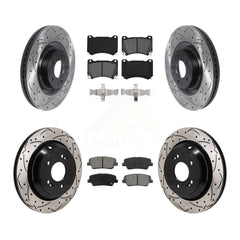 Transit Auto KDS-101154 Disc Brake Kit for 2011 Hyundai Equus - Front and Rear